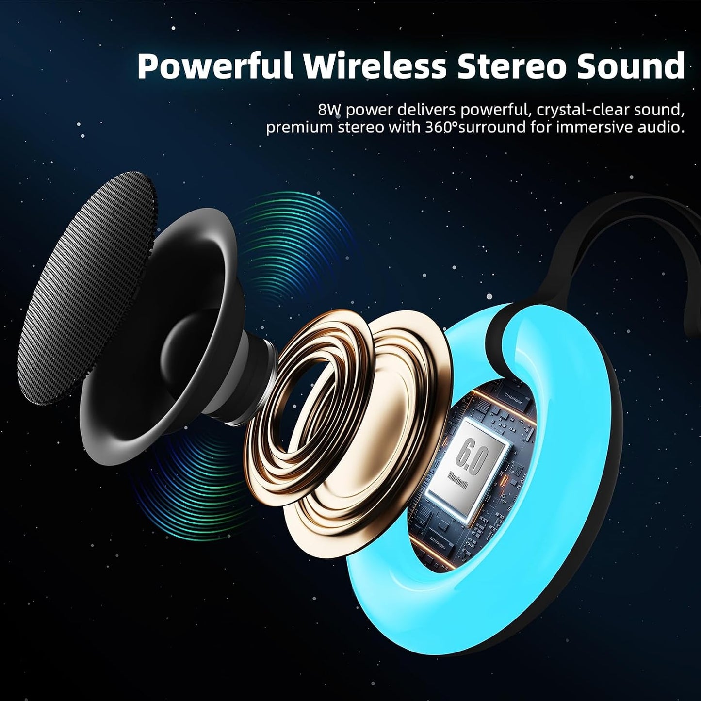 Altavoz Bluetooth Impermeable IPX7 Para Ducha Con Luz LED Flotante - Portátil Y Recargable, Ideal Para Baño Y Playa