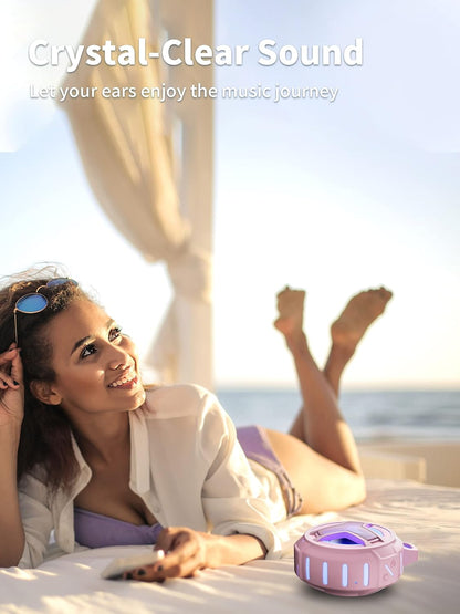Altavoz Bluetooth  Flotante Impermeable IP67 - 24H De Batería, Para Ducha, Piscina Y Playa