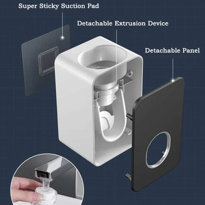 Dispensador Automático De Pasta De Dientes De Pared - Sistema Sin Contacto Para El Baño, Fácil Instalación