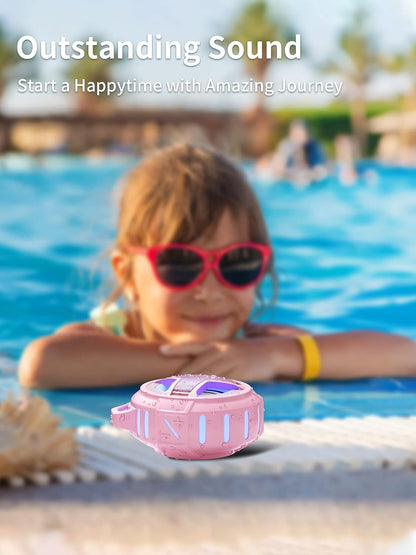 Altavoz Bluetooth  Flotante Impermeable IP67 - 24H De Batería, Para Ducha, Piscina Y Playa