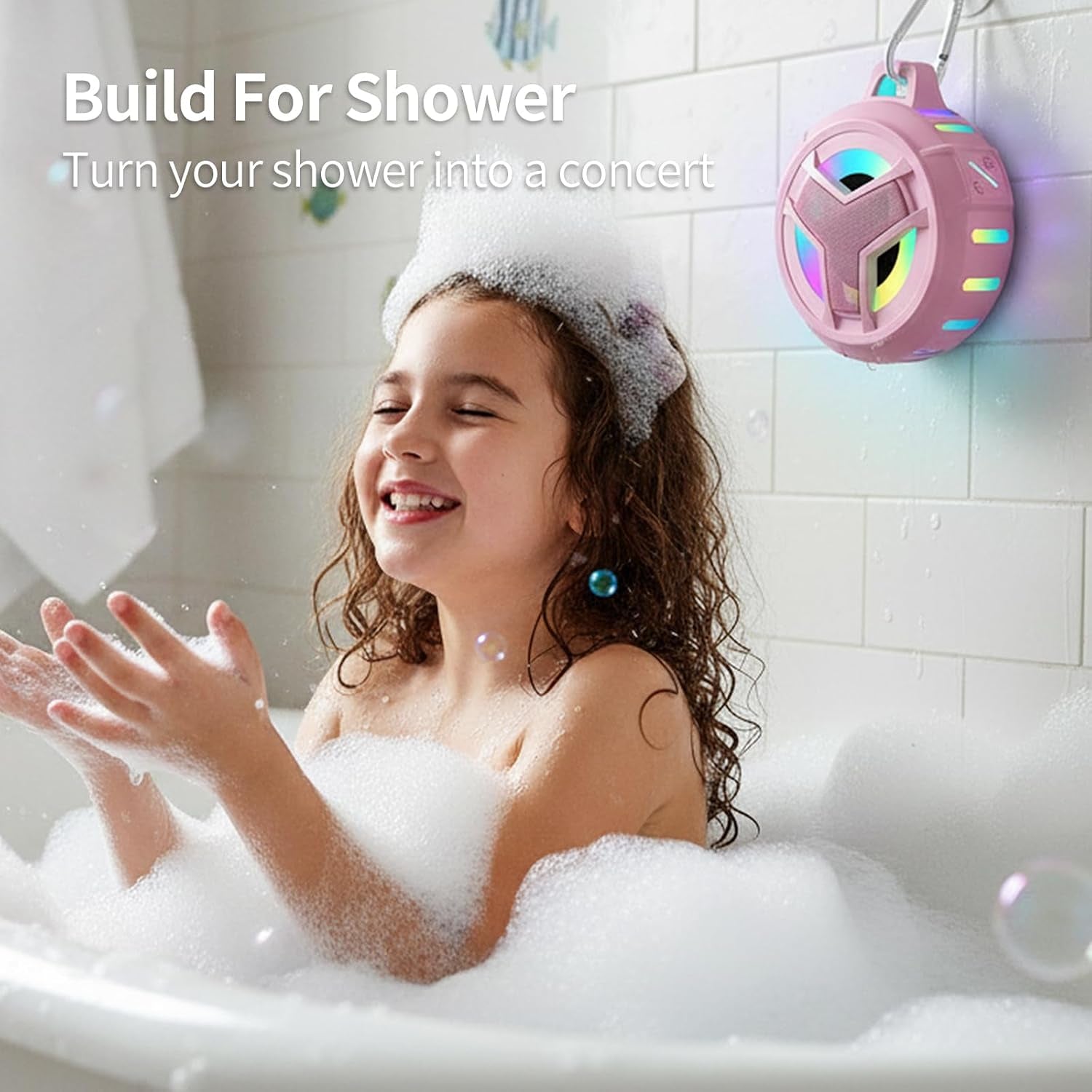 Altavoz Bluetooth  Flotante Impermeable IP67 - 24H De Batería, Para Ducha, Piscina Y Playa