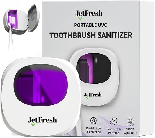 PureBrush UV Toothbrush Sanitizer & Holder - Kills 99.9% of Germs in 3 Minutes